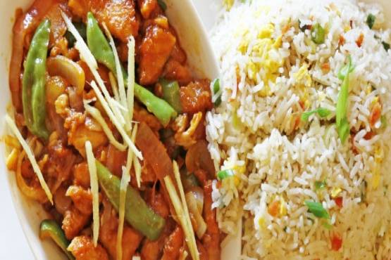 Chicken Chilli Dry Fried Rice